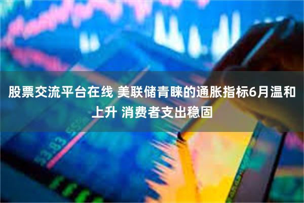 股票交流平台在线 美联储青睐的通胀指标6月温和上升 消费者支出稳固