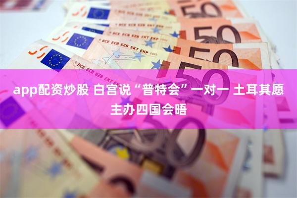 app配资炒股 白宫说“普特会”一对一 土耳其愿主办四国会晤