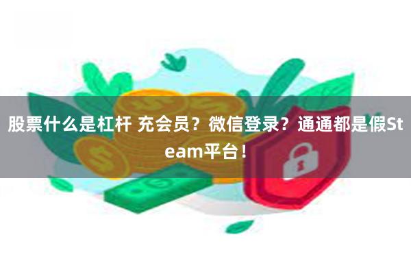 股票什么是杠杆 充会员？微信登录？通通都是假Steam平台！